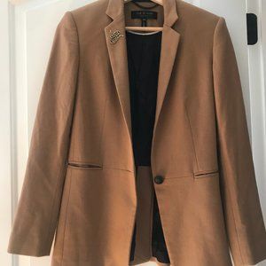 Rag & Bone camel wool-blend blazer